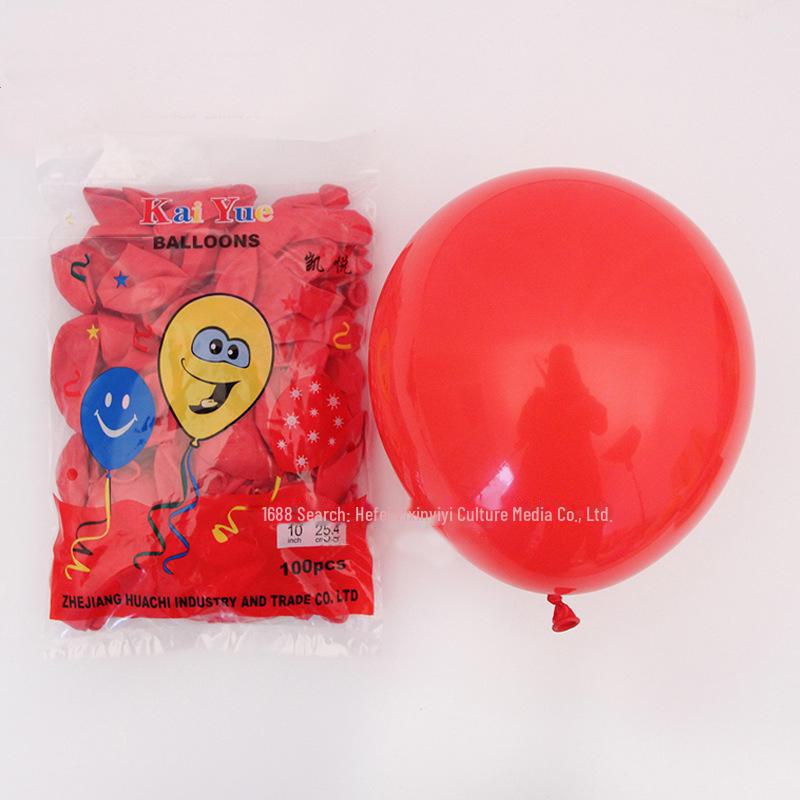 Hyatt 10-Inch Thickened Balloons for Birthday, Party & Wedding Decorations