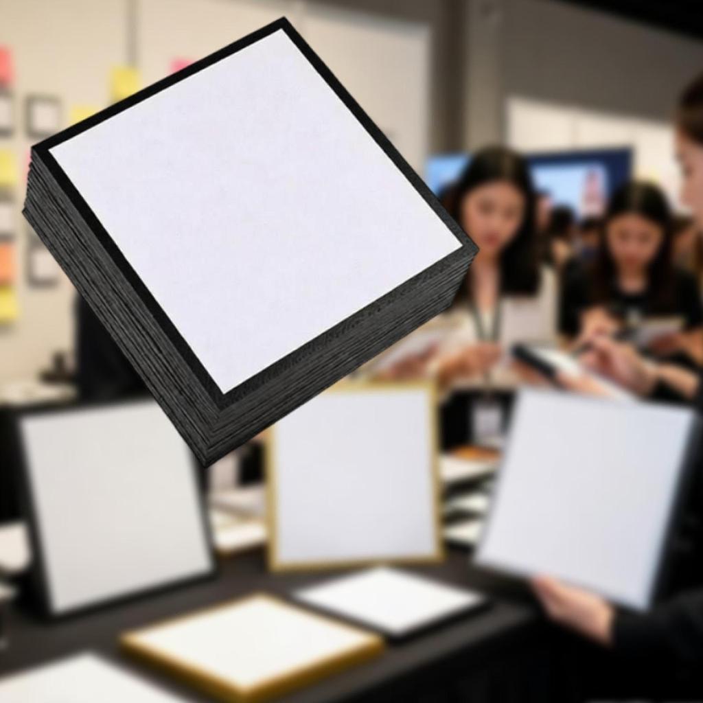 10 Pieces Shikishi Boards Artist Square Autograph Board for Hand Drawn