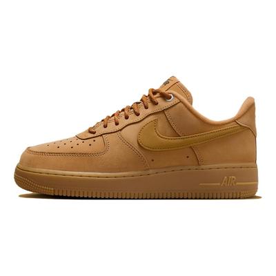 Zapatillas Air Force 1 07 Flax Wheat para mujer, color marrón chicle, marrón claro y negro, FZ7372-200