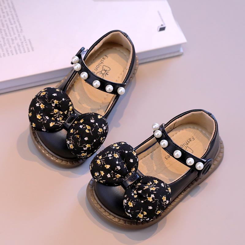 Children's leather shoes2026Spring and summer new Korean-style girls' princess shoes, soft-soled non-slip leather shoes for young children
