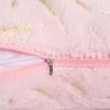 Decorative Pillowcase, Feathers, Light Pink