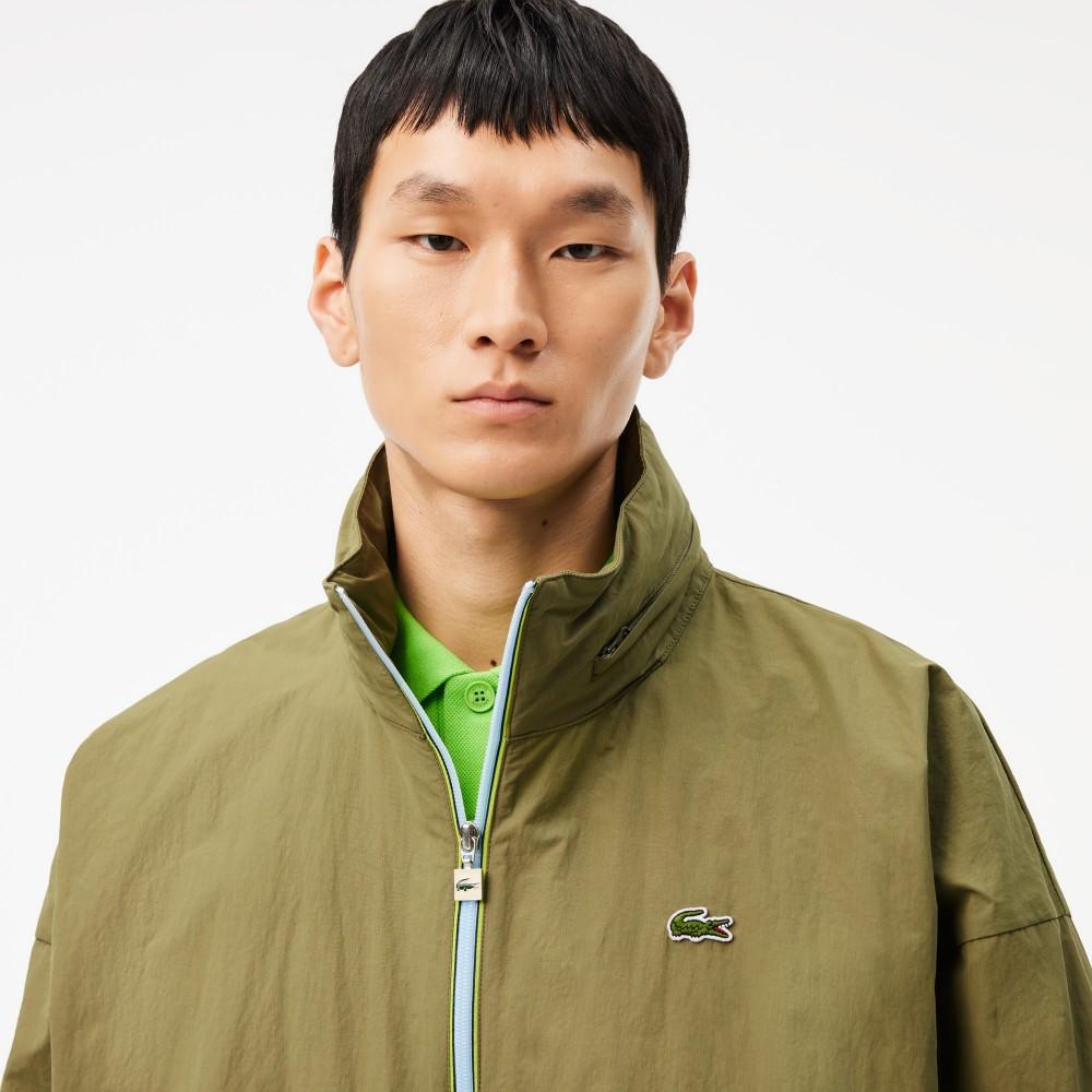 [lacoste] Men's Front Panel Cut Windbreaker BH7164-54NBMY