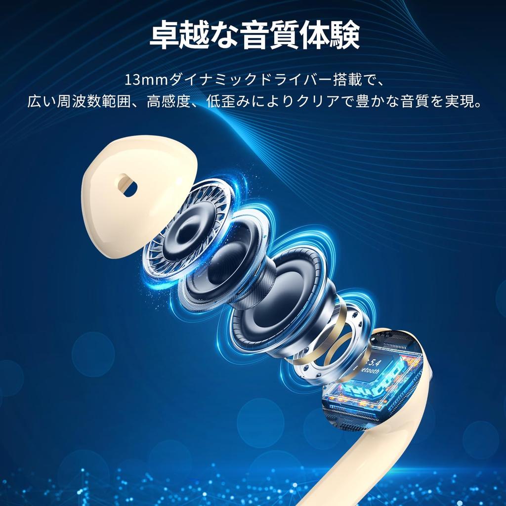 Wireless Earbuds Latest Retro Bluetooth Earphones with Battery Level Mini Bluetooth Stereo ENC Noise Continuous Portable for Compatible [2025 Design]