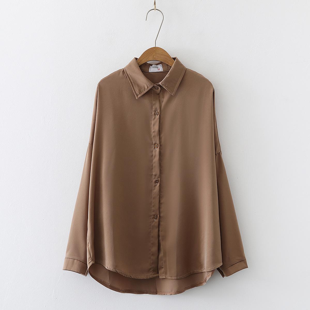 

Женская рубашка, осенняя блузка с длинным рукавом в стиле ретро, ​​модные офисные тонкие рубашки, женские топы 5XL