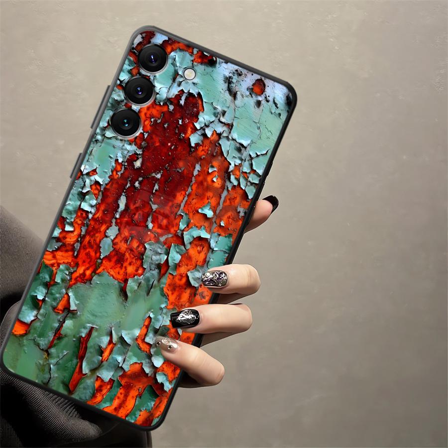 Case for Samsung Galaxy A05 Note 20 Ultra 9 10 A50 A70 A30 A40 A04 A06 A07 A10 A20 A03 A01 A02 Phone Cover Retro Rust