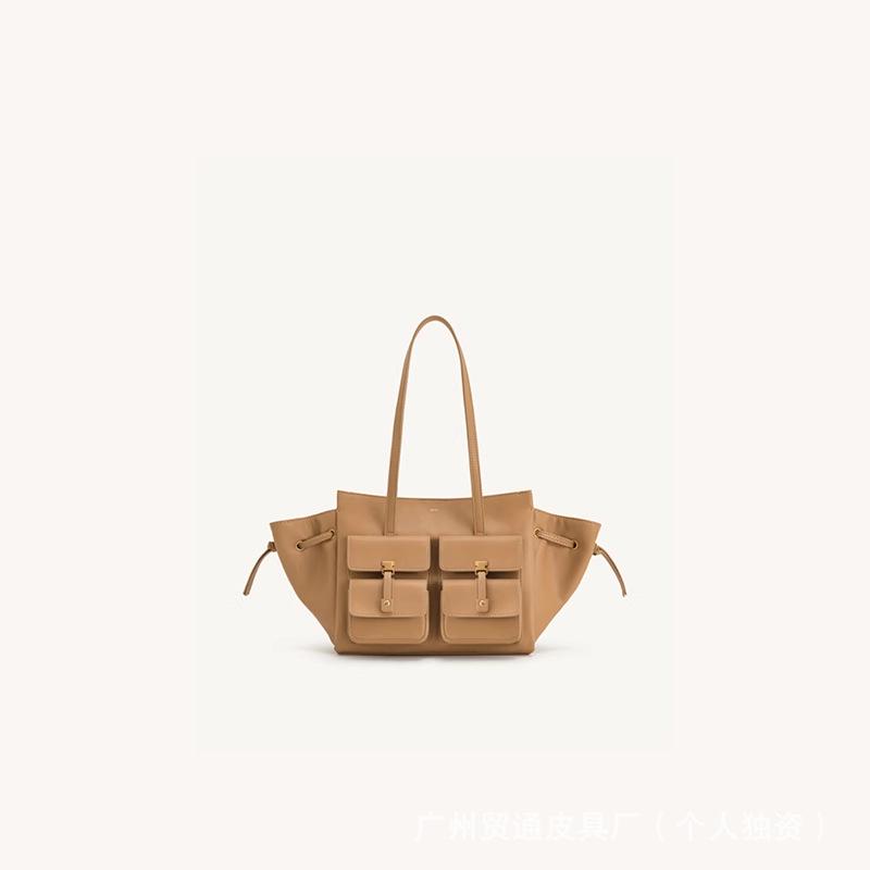 Borsa a Spalla Tote Grande Capacità in Vera Pelle JWPEI Linda per Donna