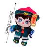 Green Halloween Cotton Doll Clothes Set Cosplay Plush Dolls Clothes  Doll Accessories