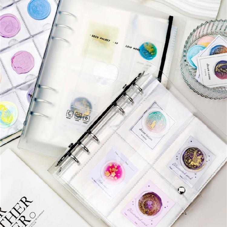 Loose Leaf Coin Storage Clear Lacquer Coin Collection Album for Collector