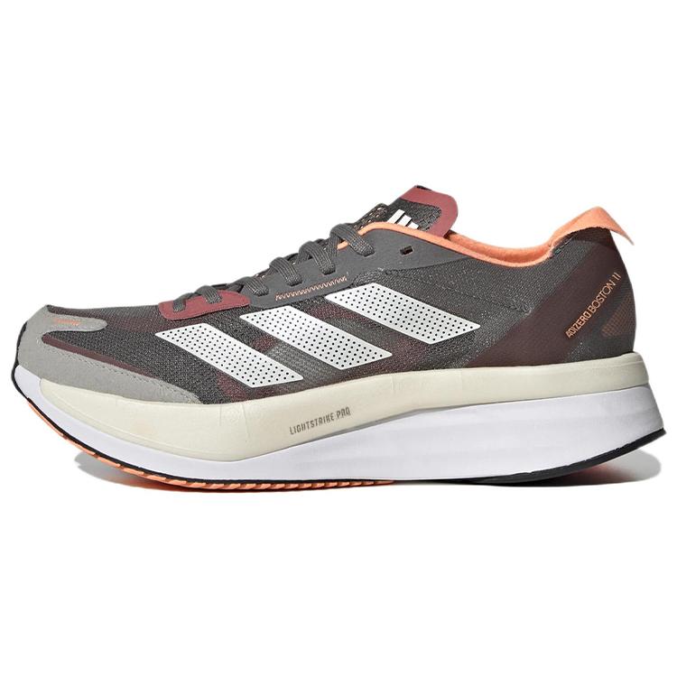 

new Adidas Adizero Boston 11 Grey Beam Orange Women s 36.5
