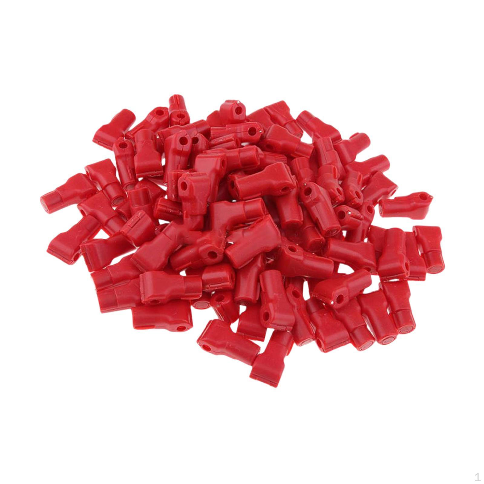 

100 Hooks to Prevent S And S, for Displaying Garage Tools. червоний