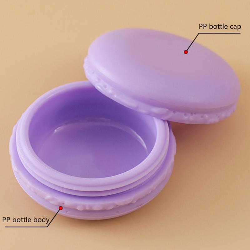 10G Candy Macaron Lip Balm Container Cosmetics Cream Jar Makeup Container Lotion Refillable Bottle Cream Lotion Jar