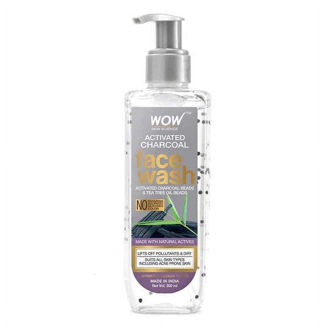 

Засіб для вмивання обличчя з активованим вугіллям Wow Skin Science 200 мл