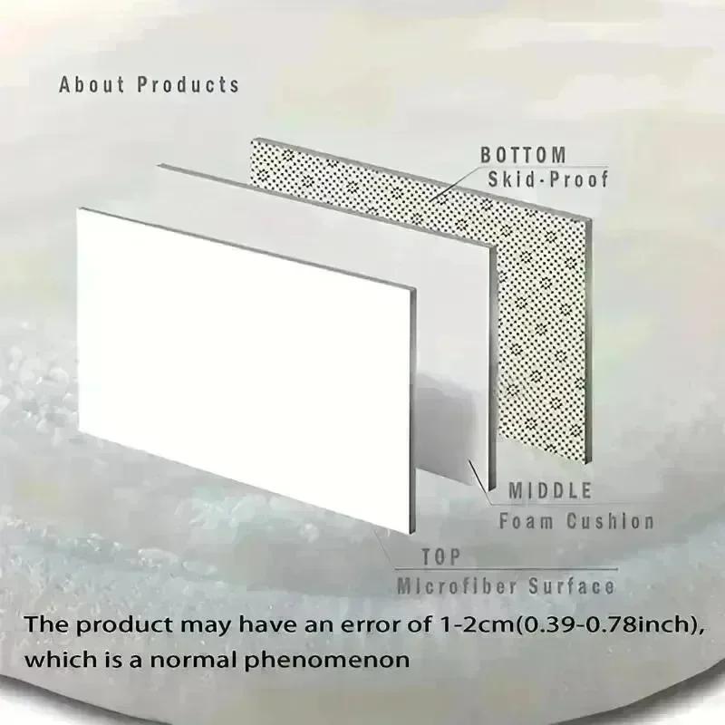 Elegant 3D Gold Frame Welcome Door Mat Anti Slip and Absorbent Bathroom Mat Decorative Floral Themes Perfect for Home Entrances