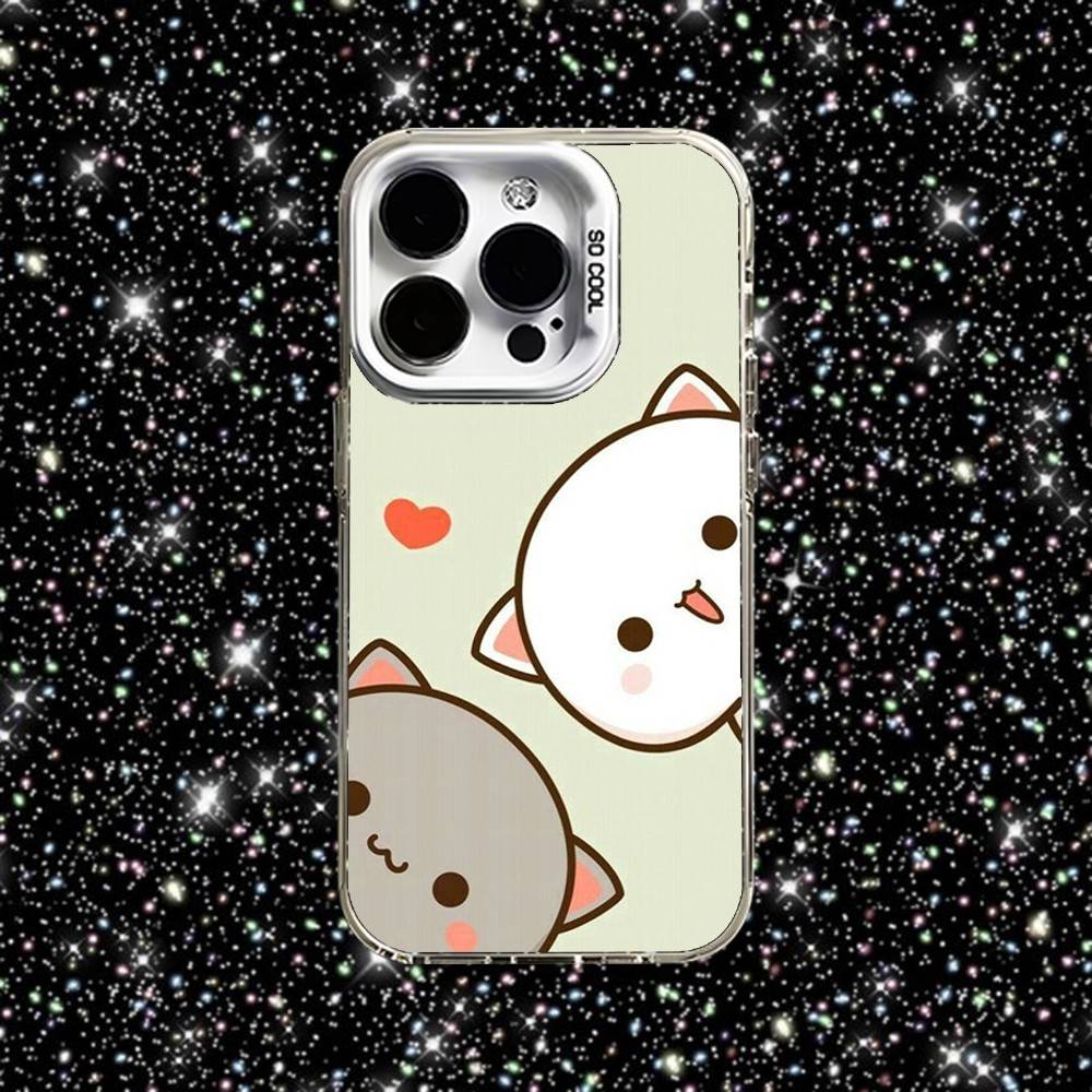 

Cute BuBu DuDu Phone Case For iPhone 16,15,14,13,12,11,Pro,XS,Max,Plus,Mini,SE White Candy Matte Shockproof Cover iPhone14