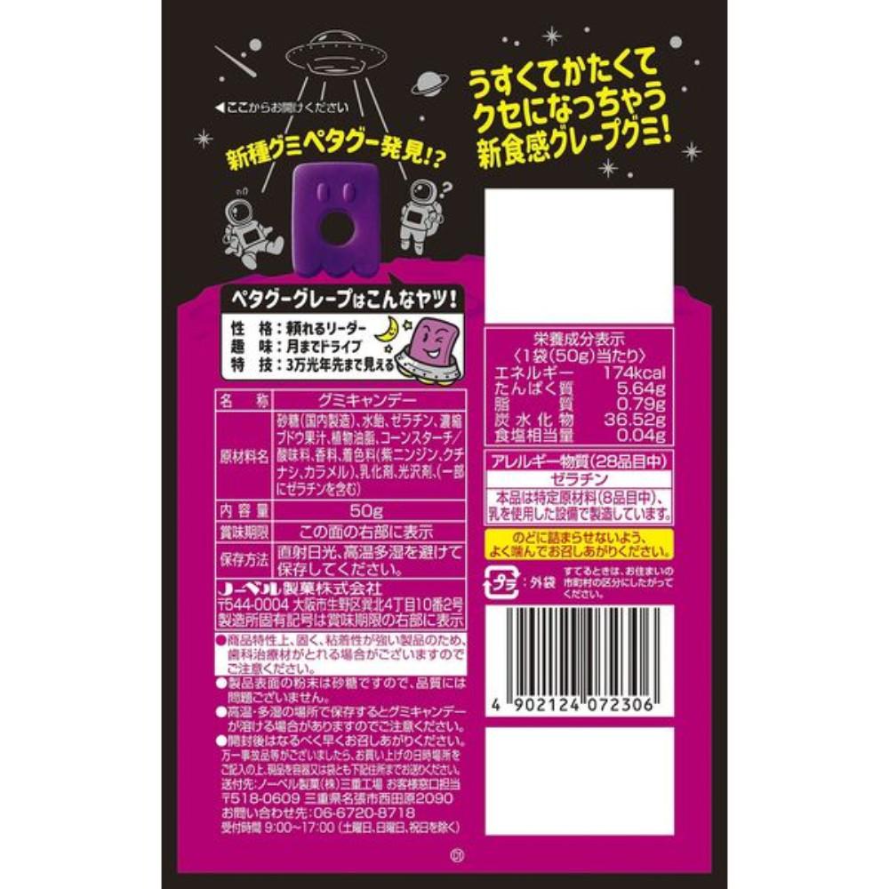 Japan Nobel Petagoo Gummies (Grape / Cola) 50g