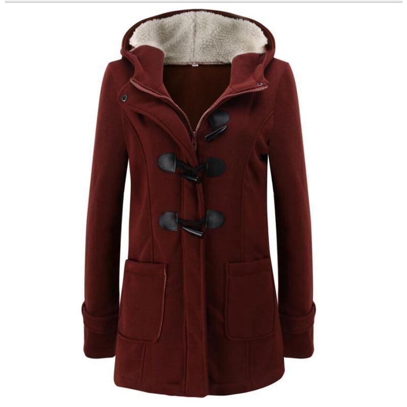 Winter Women's Fashion Claw Clasp Wool 