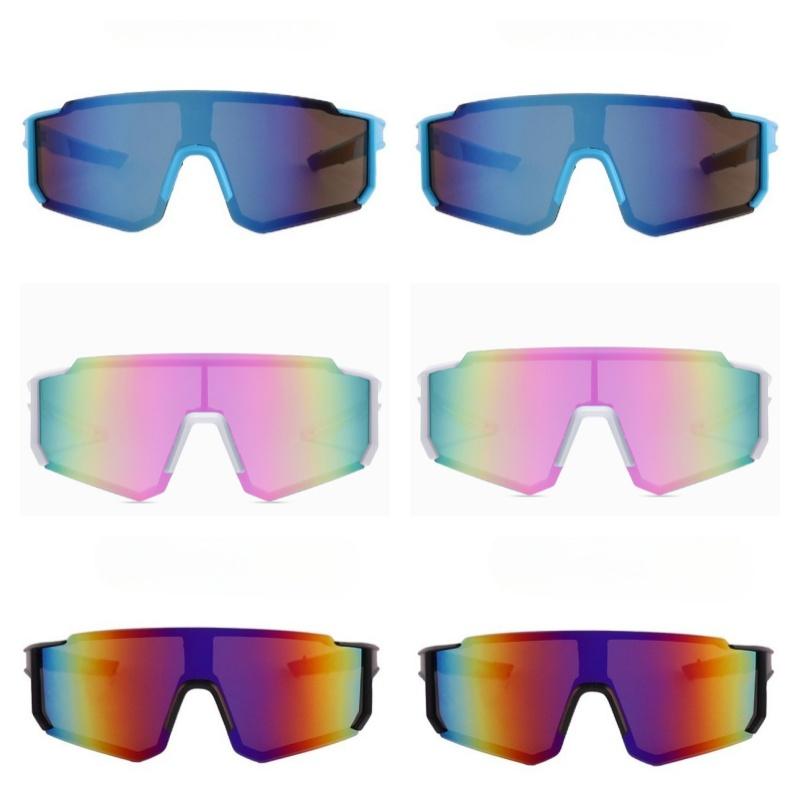 6pcs Unisex Cycling Glass Shades for Bike Sunglasses Glasses Motorcycle Shade Outdoors Goggles UV Protection