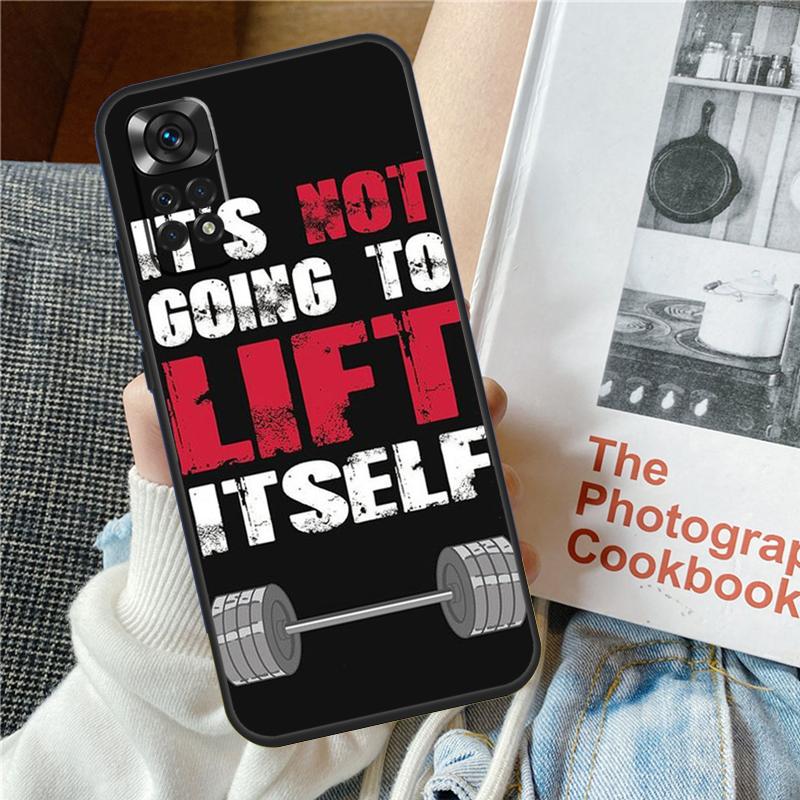 Bodybuilding Gym Fitness Phone Case For Redmi Note 10 9 8 11 12 Pro 9S 10S 11S 12S Cover For Redmi 12 12C 9C 10C 13C
