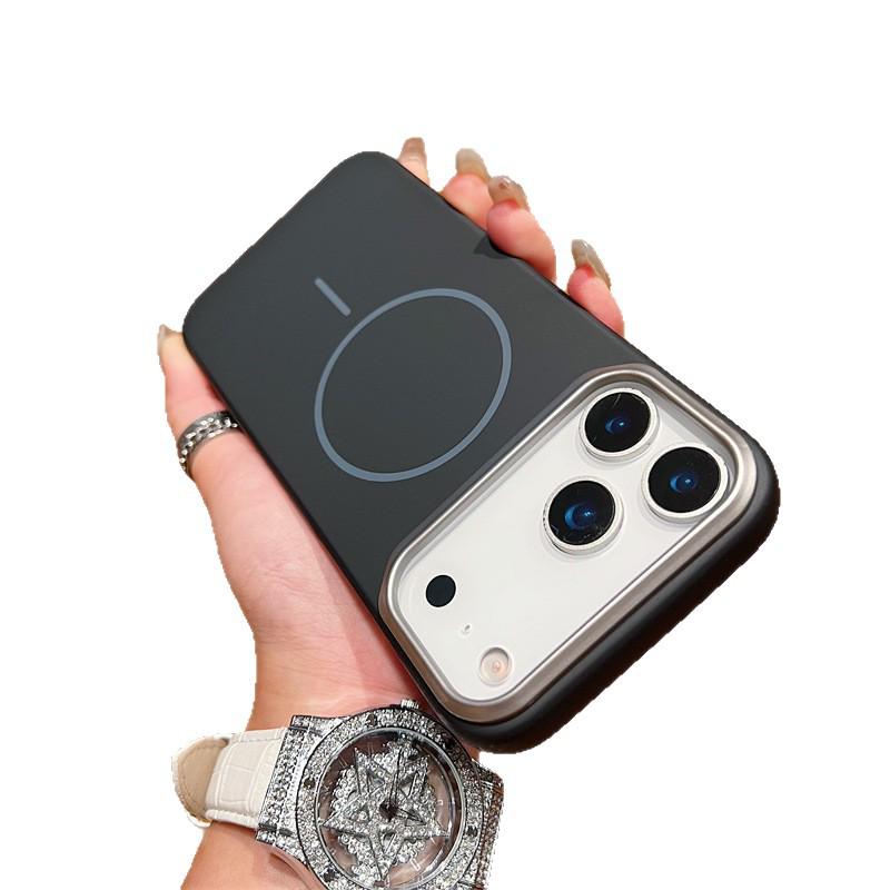 iPhone 17 Air Magnetische Hülle, Mattes PC Stoßfestes Cover für Apple 16, 15 Pro Max