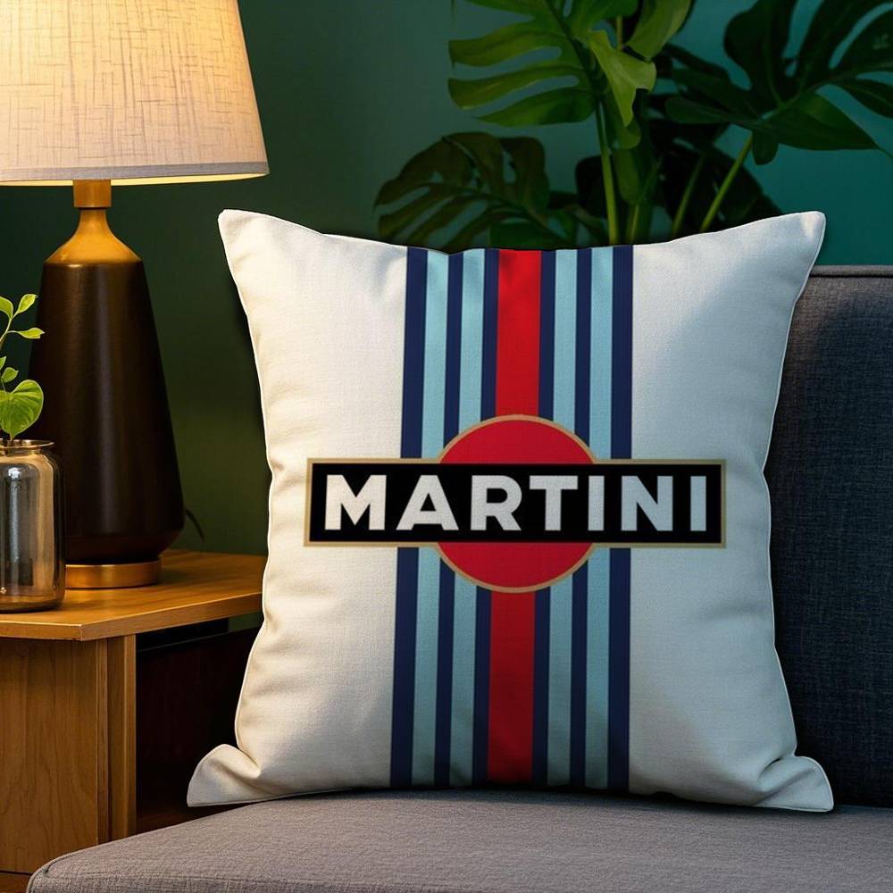 Car Cool M-MartiniES Pillow Case Plush Fabric Soft Double Sided Print Sofa Cushion Cover Throw Pillow Covers
