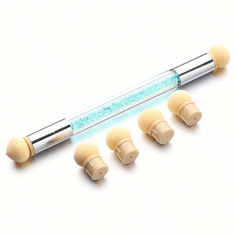 Double Head Nail Art Sponge Gradient Pen With Replacement Heads