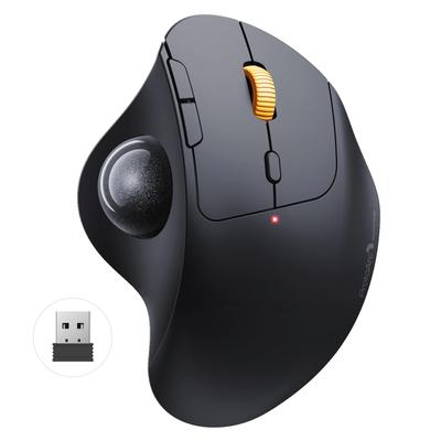 ProtoArc Trackball Simultaneous Connection of 3 Wireless DPI Thumb Compatible with and Starry Black Mouse, Quiet, Bluetooth/USB Connection, Devices,