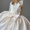 Robes de Princesse à Nœuds pour Filles Enfants Baptême Soirée Tutu Fête d'Anniversaire Bébé Robe de Baptême Bal Vêtements Enfants Vestidos