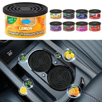 Car Aromatherapy Diffuser Essential Oil Scented Air Freshener Natural Deodorizer for Vehicles Long-Lasting Fragrance Cream U6E3