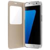 Samsung - Étui À Fenêtre Or Original Pour Samsung Galaxy S7 Edge