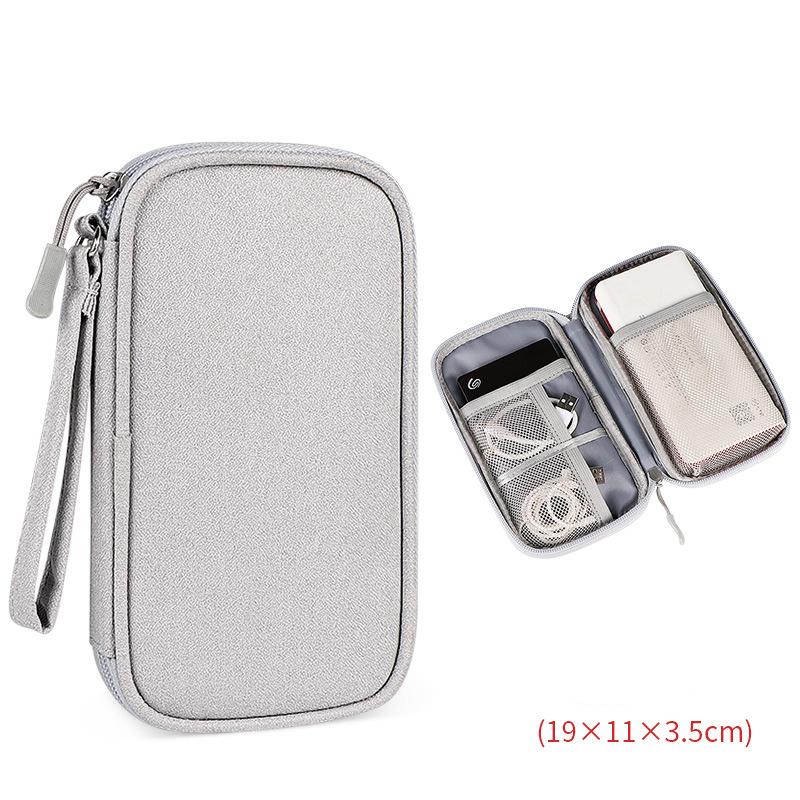 Multifunctional Mobile Phone Digital Accessories Storage Bag Mobile Phone Bag U Disk Charging Treasure Mobile Hard Disk Data Cable Storage Bag