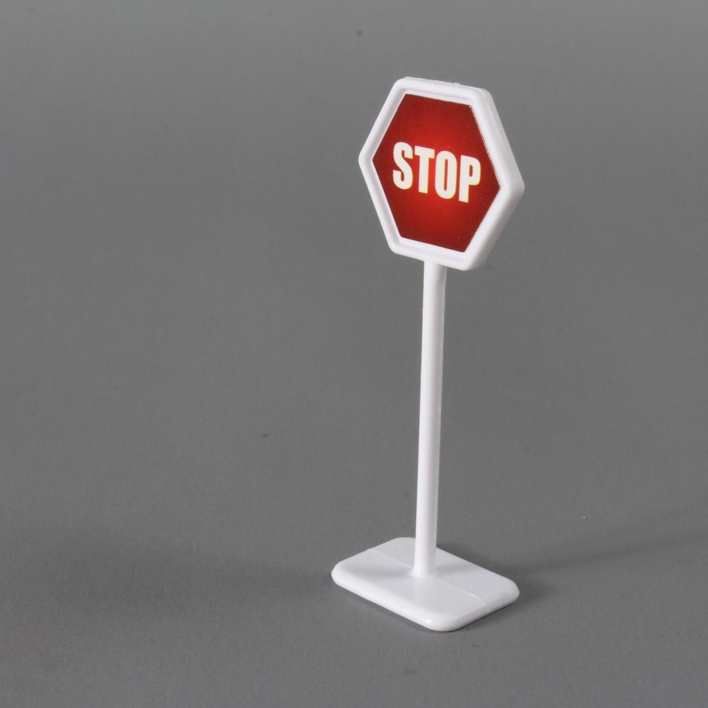 15Pcs/Set City Traffic Mini Traffic Signs Model Toy Traffic Signs  Safety Education   Toy for Kids