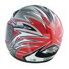 TNK Kogyo Speed Pit Kids Full Face 51078 ZK-1 Red/Silver (54-56)