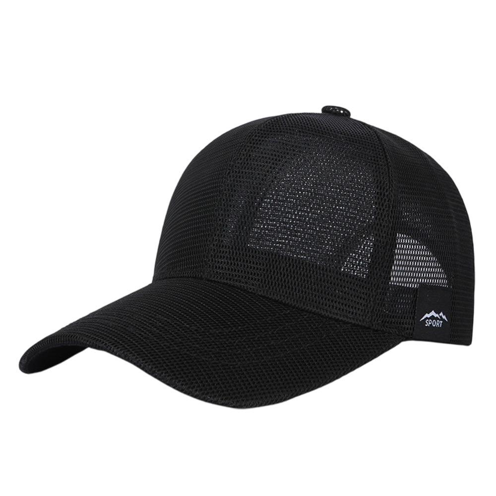 Full Mesh Sun Hat Breathable Snapback Hat Casual Visor  for Men Women