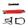 Durable Black Red Gym Home Yoga Use Fitness Power Training Bodybuilding Pull up Assist Bands Latex Muscle Resistance Rope Set