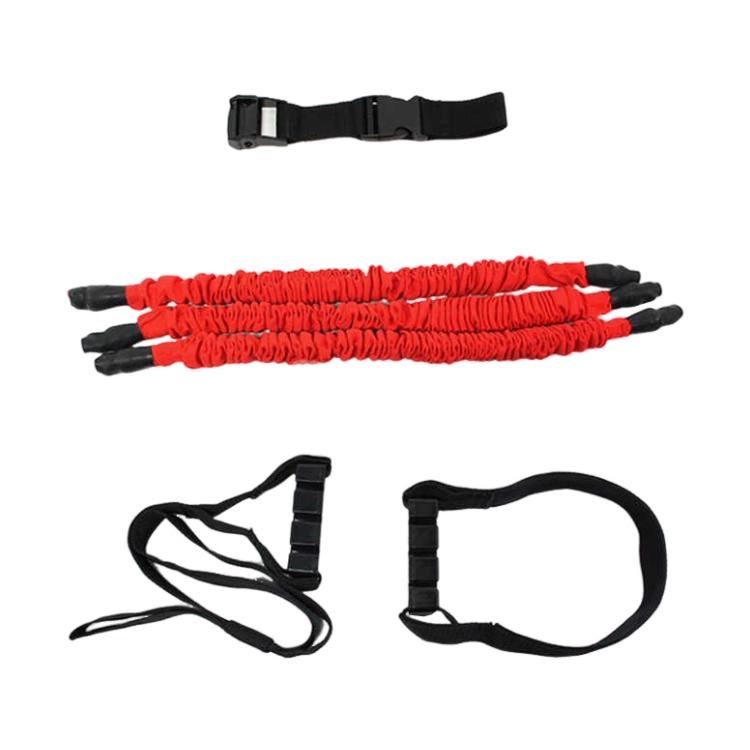 Durable Black Red Gym Home Yoga Use Fitness Power Training Bodybuilding Pull up Assist Bands Latex Muscle Resistance Rope Set
