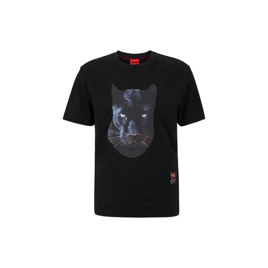 HUGO BOSS T-Shirts Men's Black Crew Neck Moderate 50484761-001