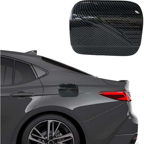 For Toyota Camry 2025 Accessories ABS Plastic Car Fuel Tank Cover Trim Oil Gas Cap Exterior Decoration -Carbon Fiber