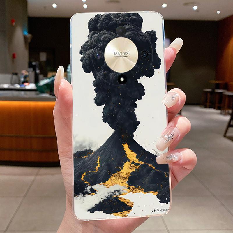 Casing For Honor X9b X9a Magic 6 5 Lite 5G Luxury Dragon Cute Cool Boys Girls Transparent Soft silicone Back Cover Phone Case