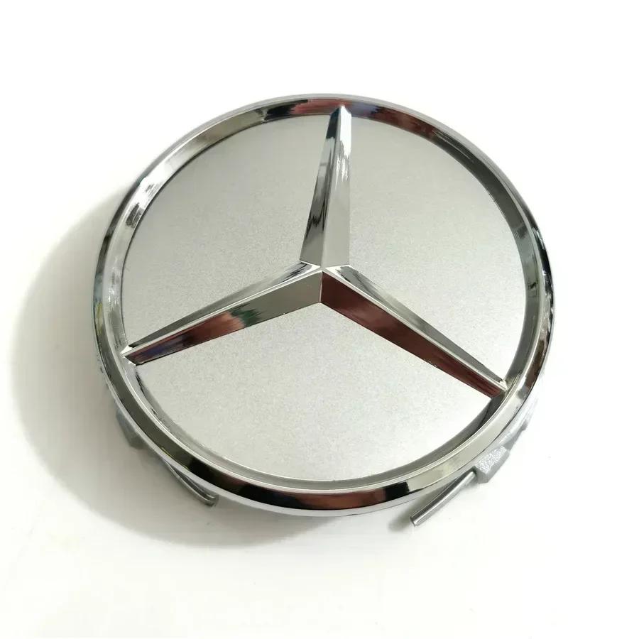 WXMDP1 C200 E200 For Mercedes Benz 4pcs/set 75MM Car Wheel Center Covers Hub Caps Auto Refit Accessories For Mercedes Benz A E C G R S