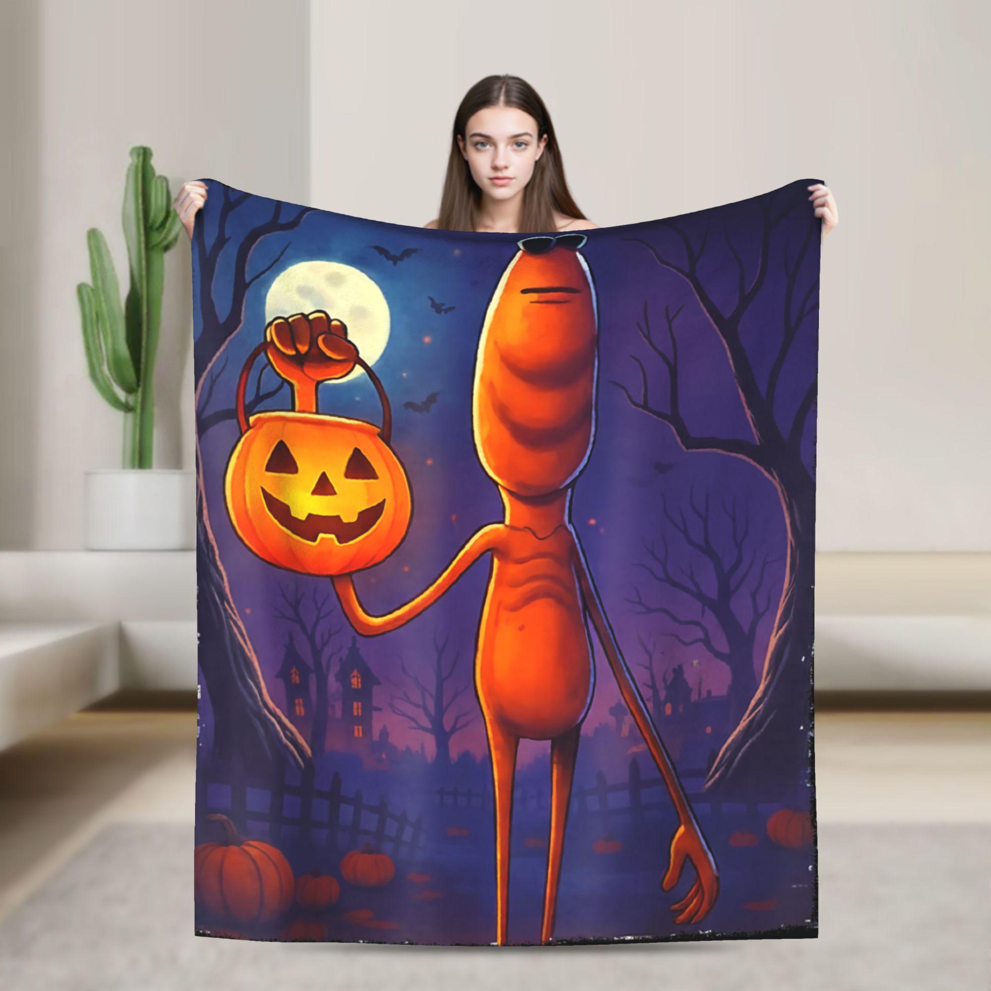 

Marcus The Worm I Don t Like This Rock Blanket Fleece Printed Funny Meme Breathable Ultra-Soft Throw Blankets for Sofa 75x90cm