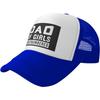 Dad Outnumbered Girls Trucker Hat Polyester Mesh Baseball Snapback Cap for Adult