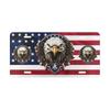 Metal Sign American Eagle Flag Emblem Style Wall Art Home Decor 30x15 Cm