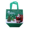 5pcs Print Handbag Christmas Gift Bag Foldable Shopping Bag Beach Bag Folding Storage Bag Cartoon Non Woven Bag Large Capacity