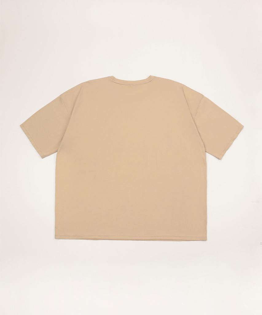 LAZYYY Cream Patch Supima T-Shirt