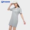 Fila Fusion Women's Casual V-Neck Knit Dress
