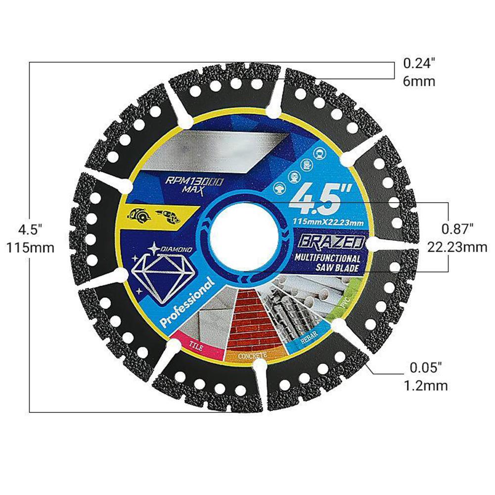 Angle Grinder Metal Cut-Off Wheel Cutting Blades Industrial-Grade Fast Precise Metal Cut High Safety & Stability Metalworking