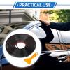 VekAuto Window Trim Strip Kit 2/5 Inch 10mm Width 16ft 5m Universal Exterior Car Bumper Door Body Self Adhesive Scratch Proof Decorative Sticker