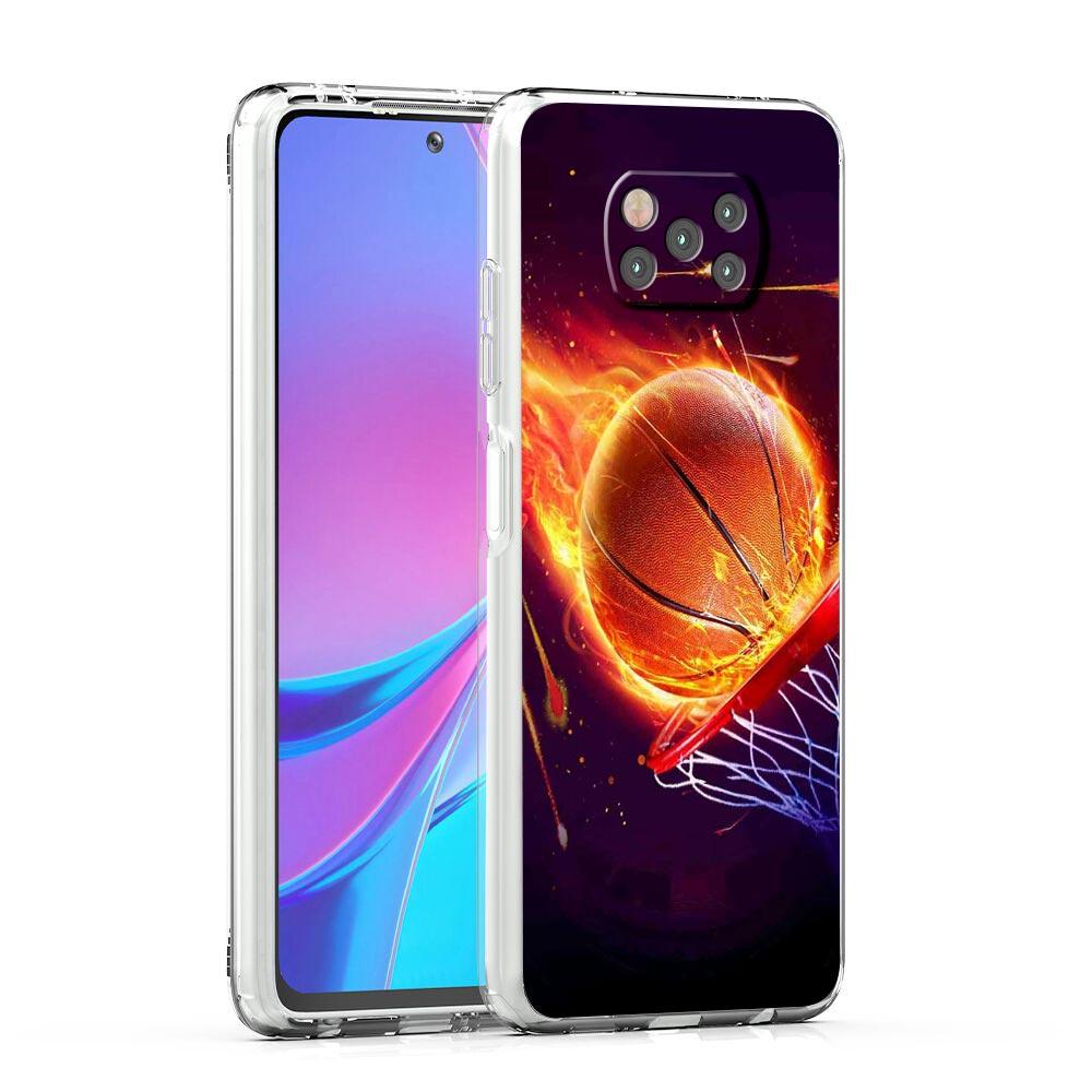 Basketball Basket Number Phone Case For Xiaomi Poco X3 NFC F3 M3 X4 X5 Pro 5G Mi 11 12 Lite Ultra 11T 11X 12T Pro 11i Soft Cover