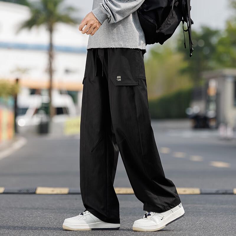 Wassup Sohot Men's Straight-Leg Cargo Pants