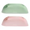 2Pcs Pet Food Mats Waterproof Non Slip Cat Meal Mat Faux Leather Pet